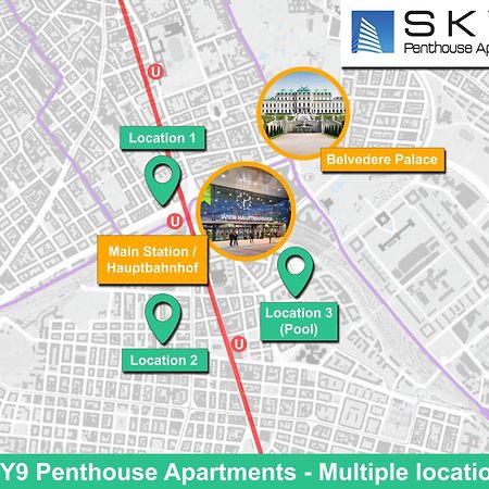 Sky9 Penthouse Apartments Viyana Dış mekan fotoğraf