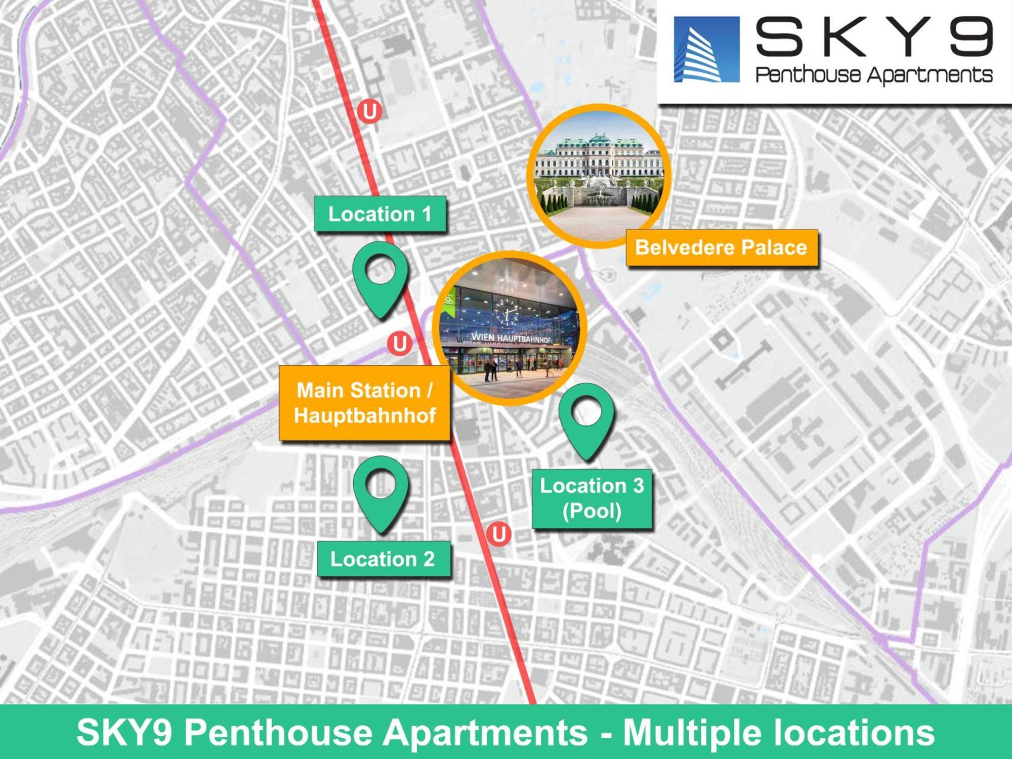 Sky9 Penthouse Apartments Viyana Dış mekan fotoğraf